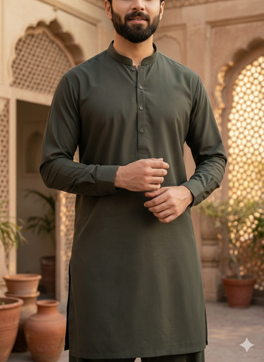 Premium Wash-n-Wear Gents Shalwar Kameez