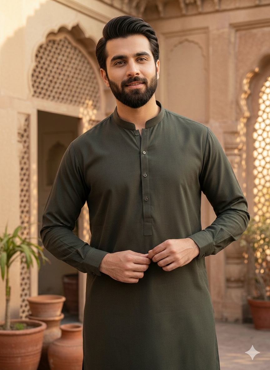 Premium Wash-n-Wear Gents Shalwar Kameez